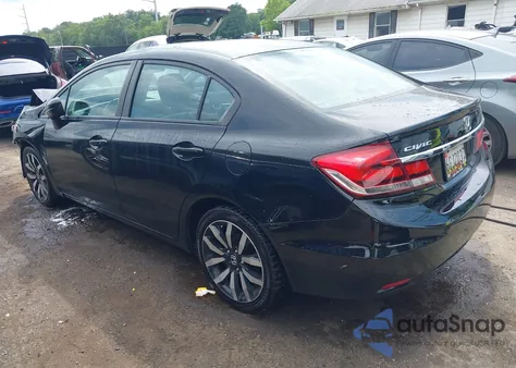 2015 Honda Civic Ex-L из США, поврежденный, VIN 19XFB2F96FE249103